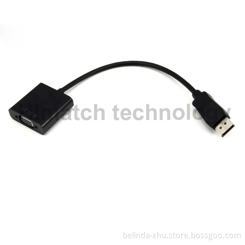 Dp to VGA Male to Female Cable Adaptor